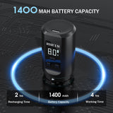 Rhein E40 Wireless Tattoo Pen Machine Aluminum Stroke Adjustable