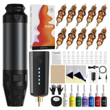 RHEIN Tattoo Gun Kit – Premium Tattoo Pen Machine with 1600mAh Battery & Adjustable Voltage